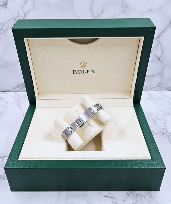 Pink Diamond Dial & Diamond Bezel Ladies Rolex Oyster Perpetual - Image 6