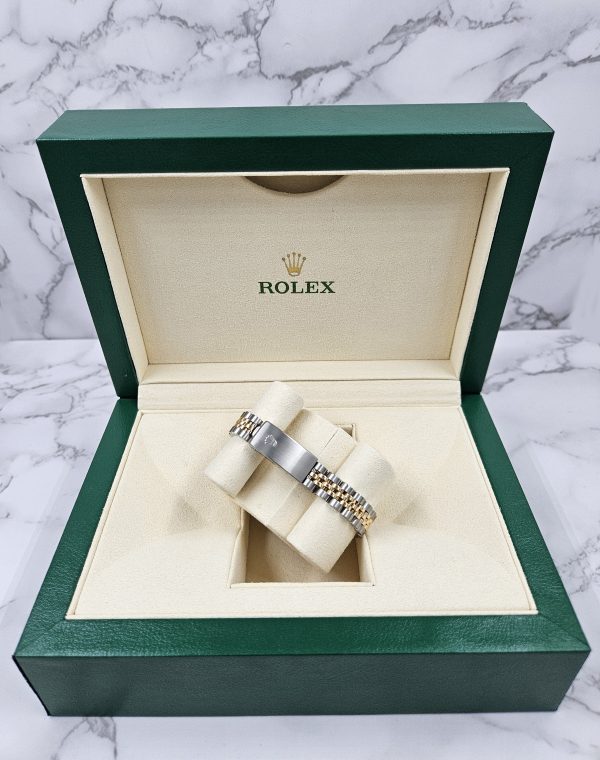 Ladies Rolex Datejust 'Fully Loaded' with Pink MOP Diamond Dial, Bezel & Shoulders. - Image 9