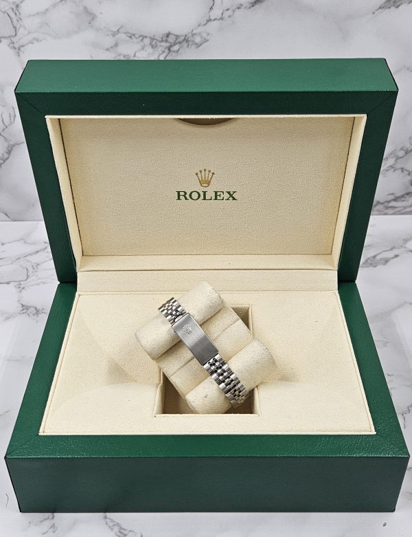 Ladies Stainless Steel Rolex Datejust Pink Diamond Dial & Bezel - Box & Papers. - Image 10