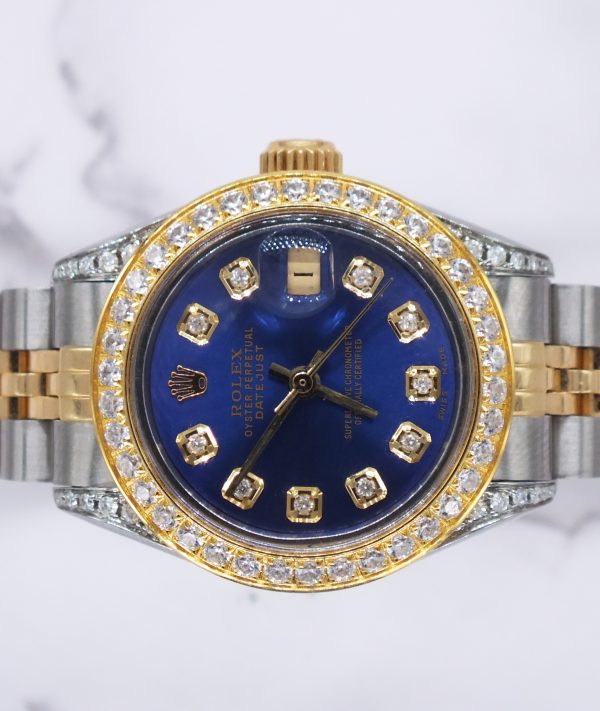 Rolex Datejust 26mm 'Fully Loaded' with Diamond Dial, Bezel & Shoulders - MINT. - Image 3