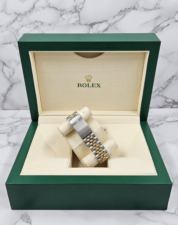 Mens Rolex Oyster Perpetual Datejust - Pink MOP Diamond & Bezel - Box / Papers. - Image 9