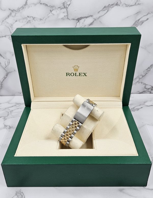 Mens Rolex Oyster Perpetual Datejust - Pink MOP Diamond & Bezel - Box / Papers. - Image 10
