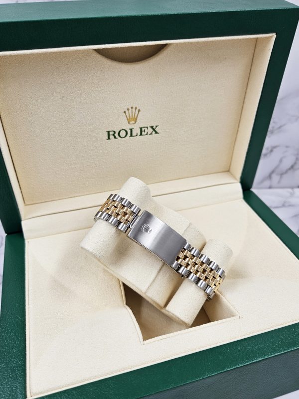 Gents Steel & 18ct Gold Rolex Datejust with Wimbledon Dial & Diamond Bezel. - Image 11