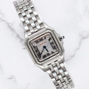 Stunning Ladies Cartier Panthere Watch with Pave Diamond Dial - Boxed