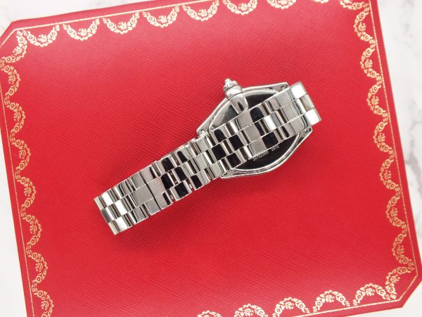 Ladies Cartier Roadster with Pave Pink Diamond Dial VVS Diamond Bezel – Cartier Box. - Image 10