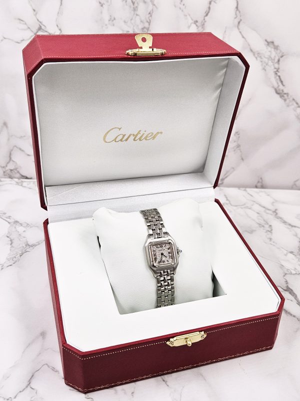Stunning Ladies Cartier Panthere Watch with Pave Diamond Dial - Boxed - Image 7