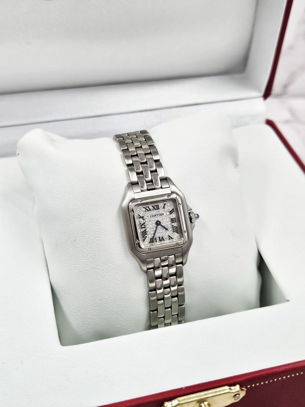 Stunning Ladies Cartier Panthere Watch with Pave Diamond Dial - Boxed - Image 8