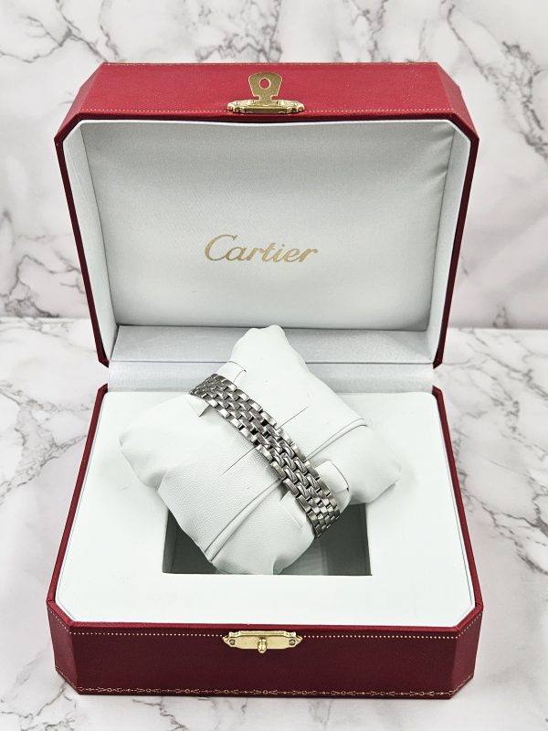 Stunning Ladies Cartier Panthere Watch with Pave Diamond Dial - Boxed - Image 10