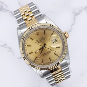 Stunning Gents Rolex Oyster Perpetual Datejust 16233 with Box and Papers - MINT!