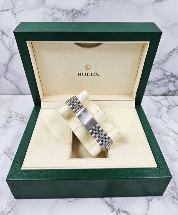 Gents Rolex Datejust 36mm with White MOP Diamond Dial, Diamond Bezel & Shoulders - Image 11