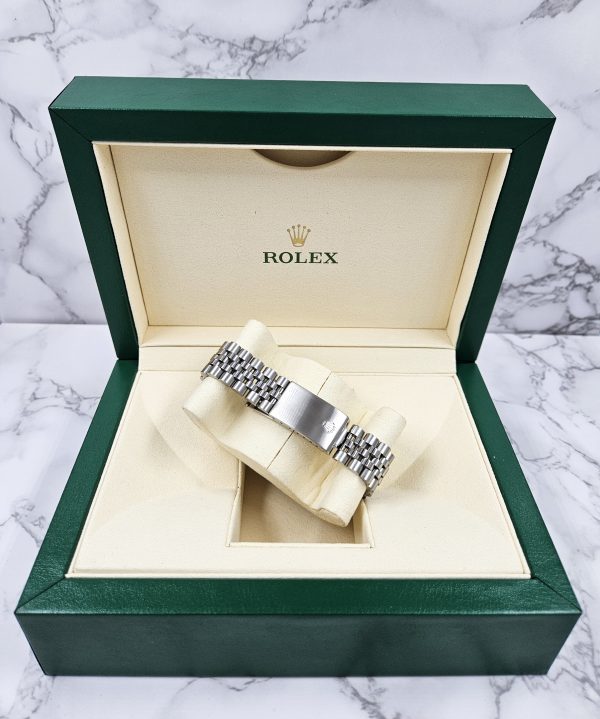 Gents Rolex Datejust 36mm with White MOP Diamond Dial, Diamond Bezel & Shoulders - Image 12