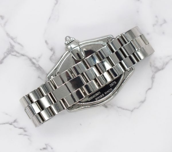 Ladies Cartier Roadster with Silver Dial VVS Diamond Bezel - Boxed - MINT - Image 9