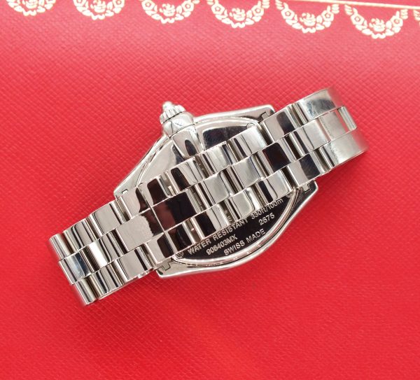 Stunning Ladies Cartier Roadster with White MOP Dial & VVS Diamond Bezel - Boxed - Image 11