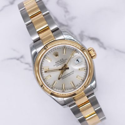 Ladies Rolex 26mm Datejust 179163 with Box and Papers