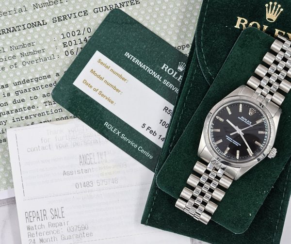 Stunning Gents Stainless Steel Rolex Oyster Perpetual Ref: 1002 - Collectors Watch - Image 7