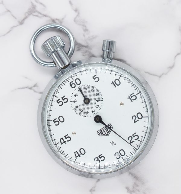 Vintage Rare Heuer (pre-Tag Heuer) Stopwatch Mechanical - Image 2