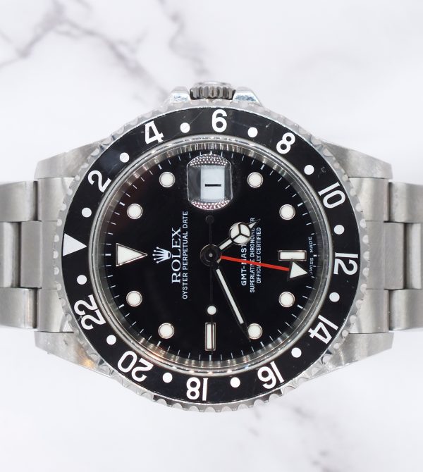 Rolex GMT Master II 'Black Kit' with 'Coke' and 'Pepsi' Bezels. - Image 3