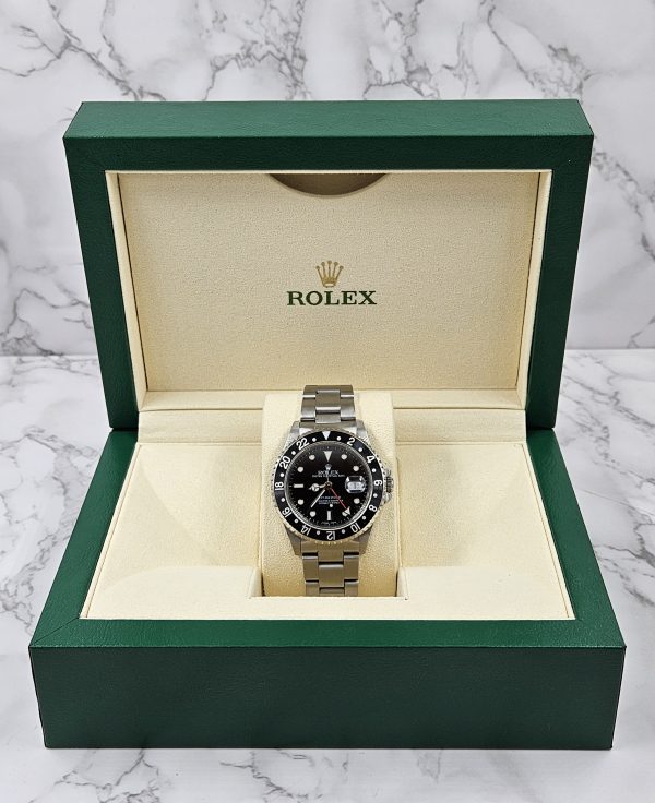 Rolex GMT Master II 'Black Kit' with 'Coke' and 'Pepsi' Bezels. - Image 6