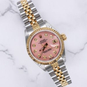 Ladies Rolex Datejust with Pink Diamond Dial – BOX & PAPERS