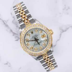 Rolex Datejust 69173 26mm Jubilee Diamond Dial and Bezel with Box and Papers